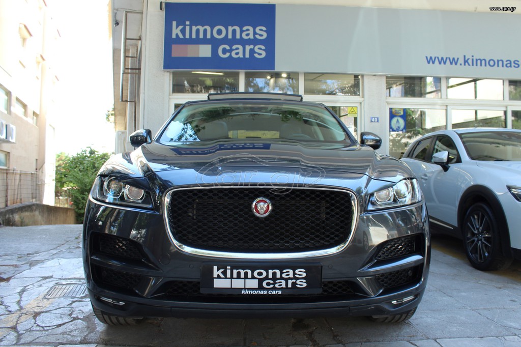 Jaguar F-Pace 2017 HSE TD4 DYNAMIC 180HP 4X4 PANORAMA EURO6 ΔΕΡΜΑ ΑΡΙΣΤO