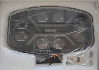 Προβολέας LED 25cm (10’’) 48W – DRL + Φλας – demmon 12/24V-thumb-1