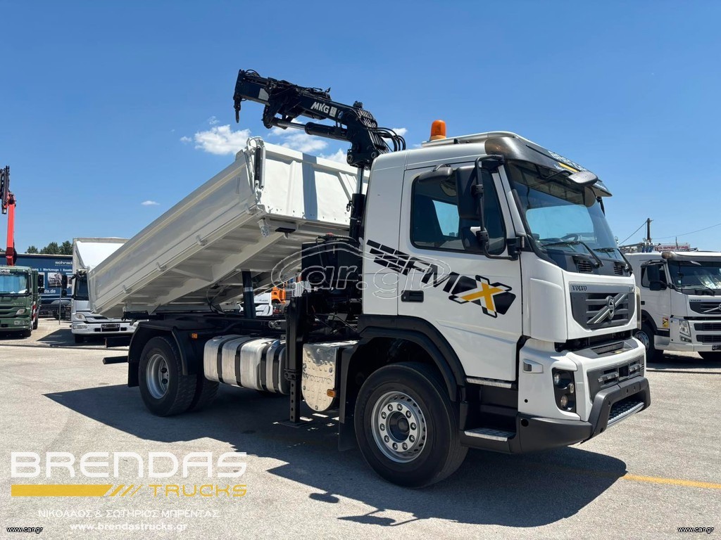 Ανατροπή + Γερανός Volvo 2011 FMX KONTO ΣΟΥΣΤΑ