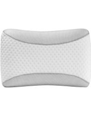 Μαξιλάρι Memory Foam MEMI GREY Λευκό Μαξιλάρι ύπνου: 60 x 40 + 12 εκ. MADI