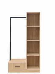 Έπιπλο εισόδου Erdeco mdf σε φυσική απόχρωση 80x40x150εκ