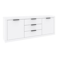 Μπουφές Doha σε λευκή απόχρωση 210x45x80.5εκ
