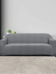 Ελαστικά καλύμματα καναπέ EARTHLINE GREY Γκρι Ελαστικό κάλυμμα διθέσιου καναπέ MADI