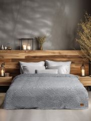 Κουβέρτα γούνινη ZANORIA GREY Γκρι Κουβέρτα υπέρδιπλη: 220 x 240 εκ. MADI