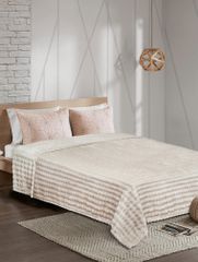 Κουβέρτα Fleece PUFFELLA BEIGE Μπεζ Κουβέρτα μονή: 160 x 220 εκ. MADI