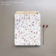 Σακουλάκια 15x20 (50) - Λευκά γκι