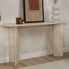 Κονσόλα Sira χρώμα travertine 150x35x75εκ.