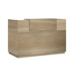Γραφείο reception Lotus σε χρώμα φυσικό 140x70x110εκ