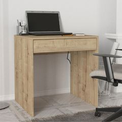 Γραφείο εργασίας Mida χρώμα sapphire oak 72x60x73,8εκ.