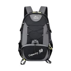 Σακίδιο πλάτης ορειβατικό - 819 - 50L - 251562 - Black/Grey