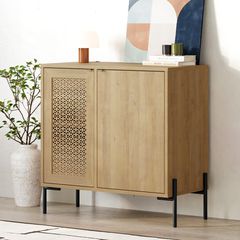 Μπουφές Naive χρώμα sapphire oak 80x40x80εκ.