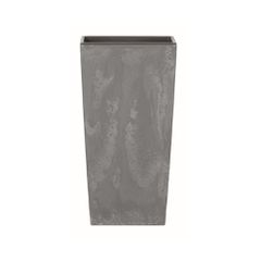 Γλάστρα - κασπώ Urbi beton effect γκρι Y55x29,5x29,5εκ.