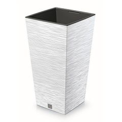 Γλάστρα - κασπώ FURU λευκό Y75,5x39,5x39,5εκ.