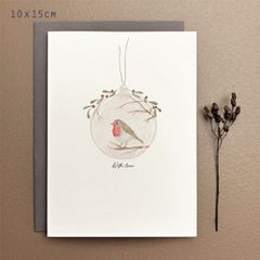Κάρτα Bauble - With love