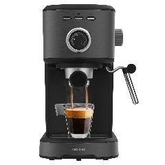 CECOTEC Καφετιέρα Espresso Power 20 Pecan Steel, Ψηφιακή με 20 Bar και Ρυθμιζόμενο Ατμοποιητή CEC-00275