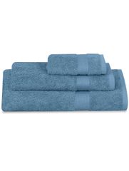 Πετσέτα UTOPIA DENIM BLUE Μπλε Σετ πετσέτες 3 τεμαχίων (30 x 50 + 50 x 90 + 80 x 150 εκ.) MADI