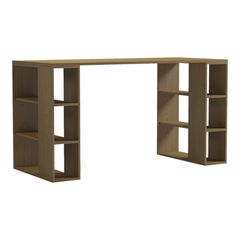 Γραφείο εργασίας Praga σε ανοιχτό καρυδί 140x60x75εκ