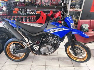 Yamaha XT 660X 2009 BLUE-GOLD EDITION"1"XERI APO KAINOYRGIO"FATBAR ACCEL"MT-07