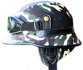 Κράνος ρετρό Club retro German helmet 2WW καμουφλάζ camo
