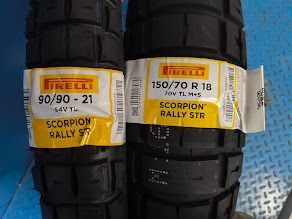 Pirelli scorpion str 150/70/18, 90/90/21