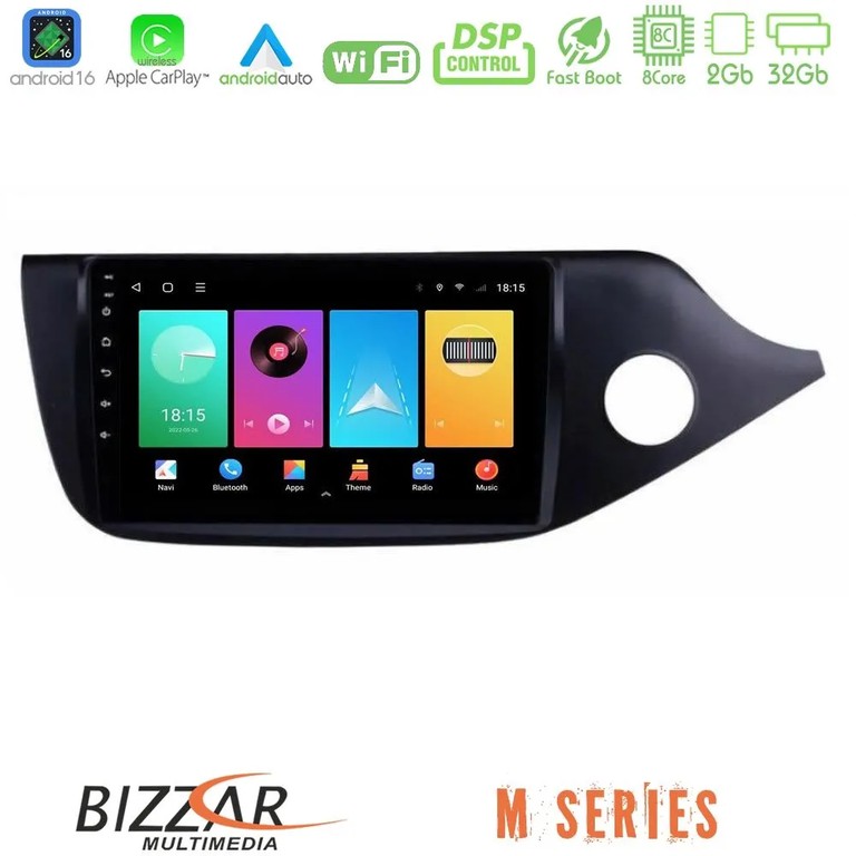Bizzar M Series 8Core Android16 2+32GB Kia Cee’d/ProCeed 2013-2017 RHD Navigation Multimedia Tablet 9"
