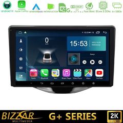 Bizzar G+ Series Toyota Aygo | Citroen C1 | Peugeot 108 8core Android14 6+128GB Navigation Multimedia Tablet 9"