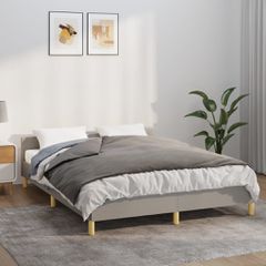 vidaXL Κουβέρτα Βαρύτητας με Κάλυμμα Γκρι 122x183 εκ. 9 κ. Υφασμάτινη