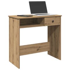 vidaXL Γραφείο Χρώμα Αρτισιανή Δρυς 80 x 40 x 75 εκ. από Επεξ. Ξύλο