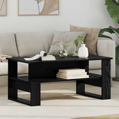 vidaXL Τραπεζάκι σαλονιού Μαύρη Οξυά 90 x 50 x 40 cm