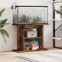 vidaXL Βάση Ενυδρείου από Καπνιστή Δρυ 80x35x60 εκ. από Τεχνητό Ξύλο