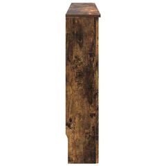 vidaXL Καπάκι Καλοριφέρ Καπνιστό Δρύς 112 x 19 x 81,5 cm-thumb-4