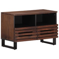 vidaXL Έπιπλο Τηλεόρασης Καφέ 70x34x46 εκ. Μασίφ Ξύλο Μάνγκο
