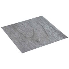 vidaXL Πλάκες Δαπέδου Ανοιχτό γκρι 5,11 τ.μ. 55 τεμ. PVC
