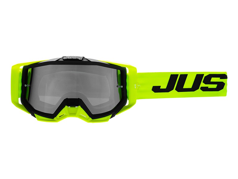 ΜΑΣΚΑ JUST1 MX IRIS 2.0 LOGO YELLOW FLUO/BLACK