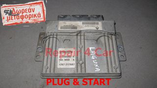 ΕΓΚΕΦΑΛΟΣ RENAULT LAGUNA 1.8i 16V SAGEM S2000RPM 8200164728 8200153837 21646548-6 TESTED ΞΕΚΛΕΙΔΩΤΟΣ