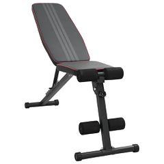 vidaXL Πάγκος Βαρών Μαύρο 131 x 41 x 110 εκ.