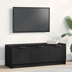 vidaXL Ντουλάπι TV 102 x 35 x 36,5 εκ Μαύρη Οξυά Επεξεργασμένο Ξύλο