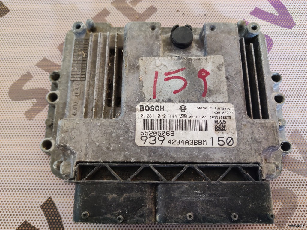 Εγκέφαλος κινητήρα ALFA ROMEO 159 ΕΓΚΕΦΑΛΟΣ BOSCH 0 281 012 144 55205068
