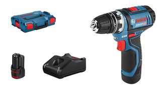 Bosch GSR 12V-15 FC Flex Professional 1300 RPM Δραπανοκατσάβιδο Μπαταρίας 12V 2x2Ah 600 g