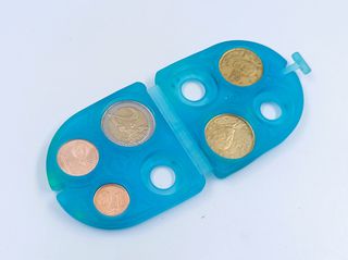 Vintage Ιταλική Θήκη Κερμάτων BUGGY "Mini Byte" | Made in Italy | Κατάσταση NOS σε 3 χρωματα