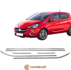 Opel Corsa E 5Θυρο Νίκελ Διακοσμητικά Trim Παραθύρων
