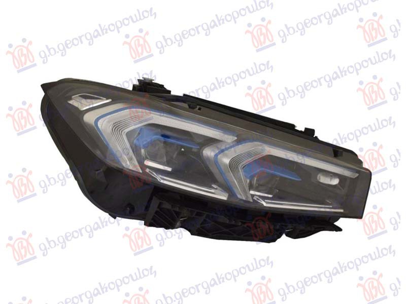 ΦΑΝΟΣ ΕΜΠΡΟΣ FULL LED MATRIX ΜΠΛΕ (Ε) (DEPO)