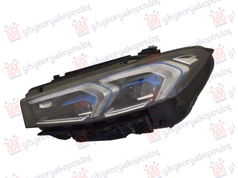 ΦΑΝΟΣ ΕΜΠΡΟΣ FULL LED MATRIX ΜΠΛΕ (Ε) (DEPO)