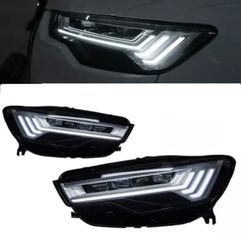 ΦΑΝΑΡΙΑ ΕΜΠΡΟΣ LED DRL Headlights Audi A6 C7 Headlights 2012-2018 Upgrade C8 Design