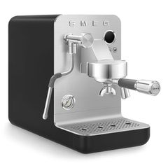 Μηχανή Espresso Smeg EMC02BLMEU Αυτόματη 1650W Πίεσης 15bar Μαύρη Mini Pro