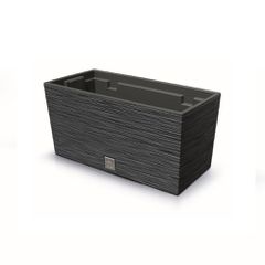 Ζαρντινιέρα - κασπώ Furu ανθρακί Y19,5x39,5x18,5,5εκ.