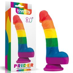 Lovetoy 8'' Prider Dildo-thumb-6
