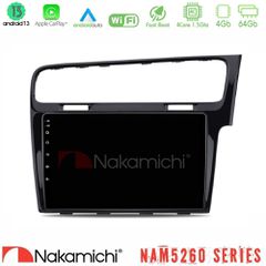 Nakamichi NAM5260 Series 4Core Android13 4+64GB VW GOLF 7 RHD Navigation Multimedia Tablet 10 Με Carplay & Android Auto | Pancarshop