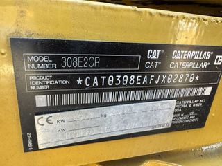 Εκσκαφέας Με Ερπύστριες CAT 2015 308E2CR-thumb-17