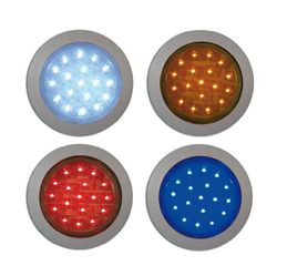 Πλαφονιέρα Στρογγυλή LED 24V για Λεωφορεία/Φορτηγά Πορτοκαλί DASTERI- Ελληνικό-thumb-4